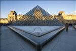 The pyramid at Louvre museum,Paris.