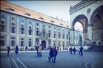 MONUMENTAL GALLERY IN FRONT OF MUNICH RESIDENCE