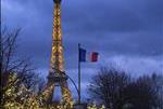 Eiffel tower night view