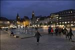 Kleber square at night