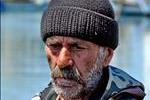 tired fisherman ,bostanli,izmir,turkey