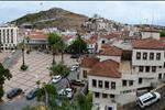 cesme town square from the castle