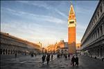 golden hour at san marco square,venice