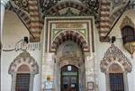 syrian children in front of Hafsa sultan mosque in manisa